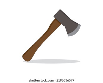Art illustration symbol icon object work tools design handy worker logo of axe