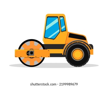 Art illustration symbol icon transportation design logo vehicle of compactor