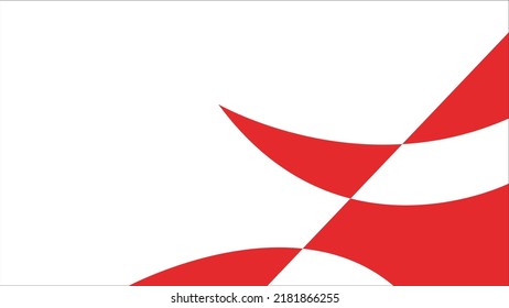 Art illustration symbol logo icon Indonesian Independence day 77th years geometric background