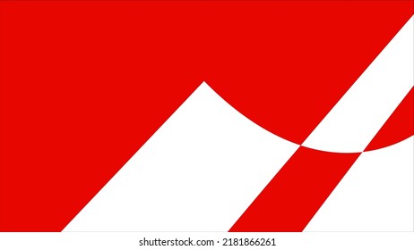Art illustration symbol logo icon Indonesian Independence day 77th years geometric background