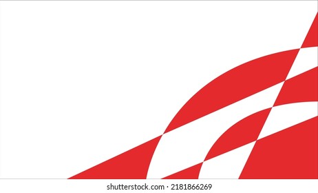 Art illustration symbol logo icon Indonesian Independence day 77th years geometric background