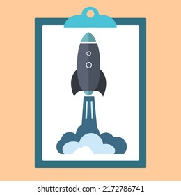 art illustration symbol of startup