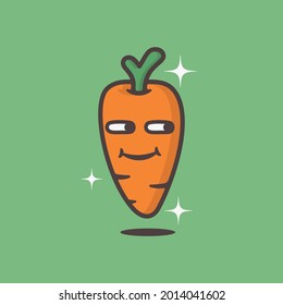 art and illustration of vegetable in doodle style