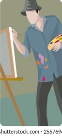 Art Illustrations Series. Check my portfolio for much more of this series as well as thousands of similar and other great vector items.