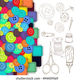 Art images of needlework