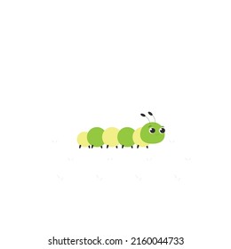 A art of a inchworm character