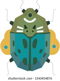 Art of insect character funny