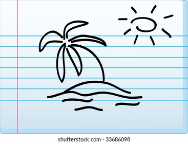 art island on the sheet