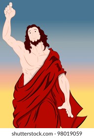 Art of Jesus Christ Portrait