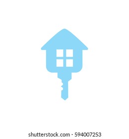 the art key house icon logo