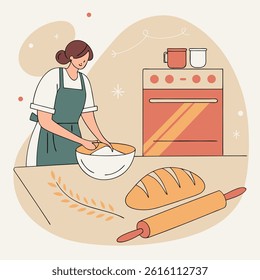 The Art of Kneading Dough