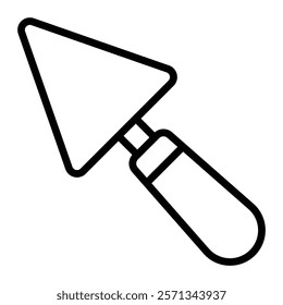 Art Knife Vector Line Icon Design