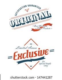 art label vintage theme compilation