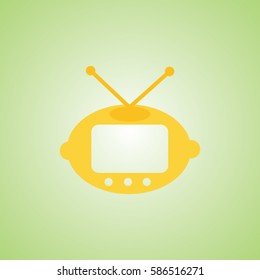 the art lemon fruit technology icon element logo 