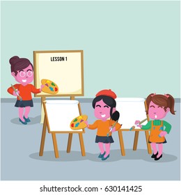 art lesson