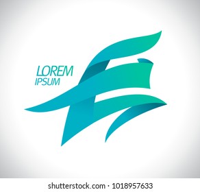 Logo-Konzept von Art Letter E