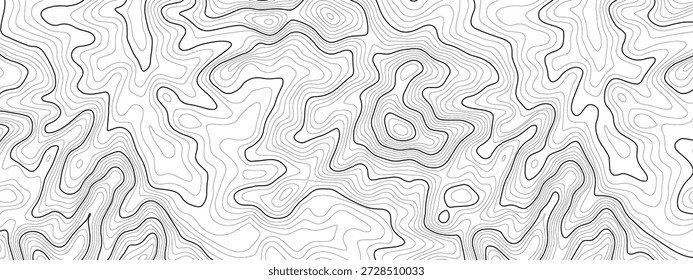 Línea de arte mapa de telón de fondo topografía de contorno textura brújula del océano para militares y Vector de ruta de descubrimiento de viajes. Efecto submarino Abstractas con topografía digital de profundidad marina.