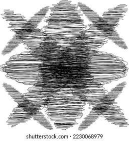 El arte de las líneas con una imaginación interminable. 