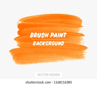Art logo abstract brush paint texture stroke vector illustration. Perfect design for headline, logo and sale banner. 