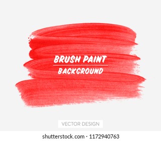 Art logo abstract brush paint texture stroke vector illustration. Perfect design for headline, logo and sale banner. 