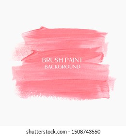 Art logo abstract brush paint texture stroke vector illustration. Perfect design for headline, logo and sale banner. 