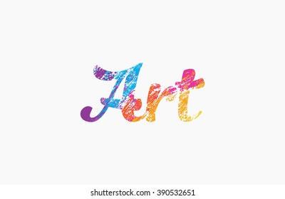 Art logo. Creative logo design. Colorful logo.