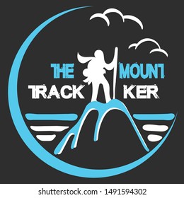 art logo  design for mountain adventurers