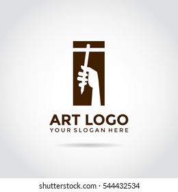 The Art Logo design. vector illustrator eps. 10