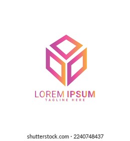diseño de ilustración vectorial de logotipo artístico