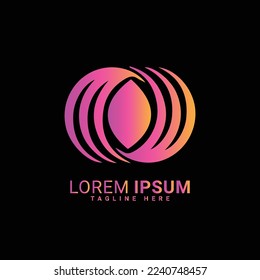 diseño de ilustración vectorial de logotipo artístico