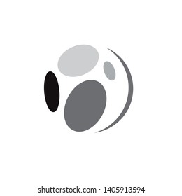 art logos that collaborate technology with the concept of abstract circles