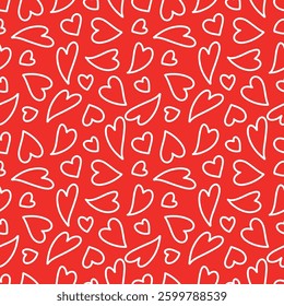 The art of love on the background of hearts for the conceptual design of a gift card for Valentine's day, happy holiday, wedding.