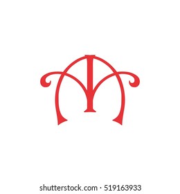 art of m letter logo