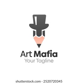 Plantilla de diseño de logotipos de Art Mafia. Bueno para empresas, agencias, comunidad y Organización