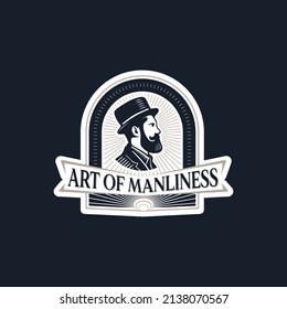 Art Of Manliness Alcoholic Label