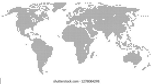 art map of the world