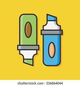 art marker icon vector