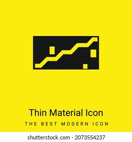 Art minimal bright yellow material icon