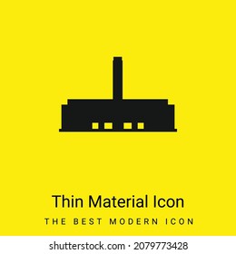 Art minimal bright yellow material icon