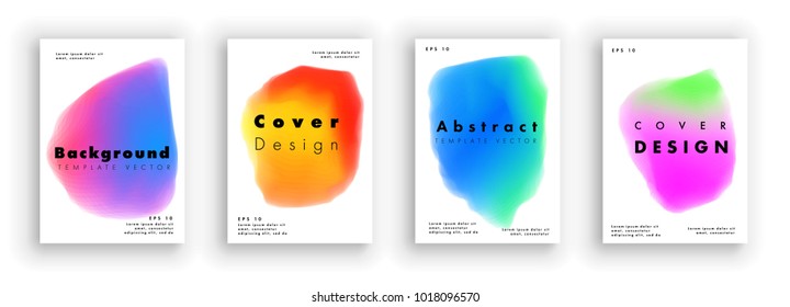 	
Art minimal covers design. Colorful fluid gradients. Background watercolor patterns. Vector template brochures, flyers, presentations, logo, leaflet, magazine a4 size