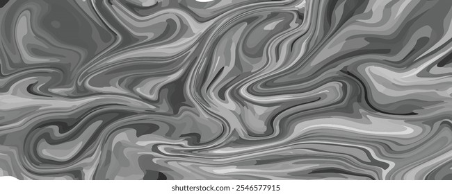 The Art of Minimalist Fluid Design: An Enchanting Play of Waves and Reflections
