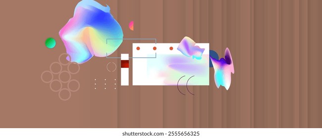 Art Mocha delicious Mousse background New chocolate texture design background template with geometric elements