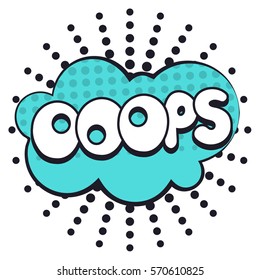art multicolored comic sound effects