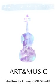 Art & music in violin