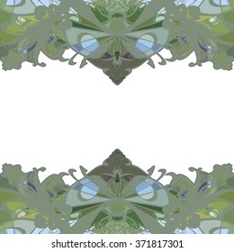 Art Nouveau abstract background. illustration design element Vector vintage design with copy space for your text.