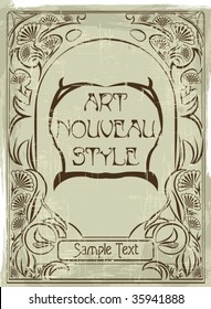 Art nouveau background