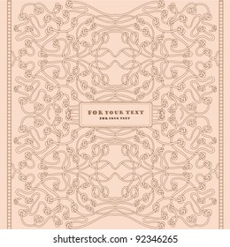 art nouveau background vintage
