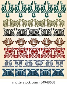 art nouveau edge