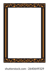 Art Nouveau Enduring Ornamental Border Decorative Vector