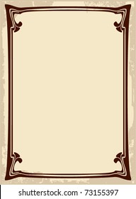 Art Nouveau frame